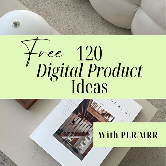 FREE 120 digital Product Ideas Guide